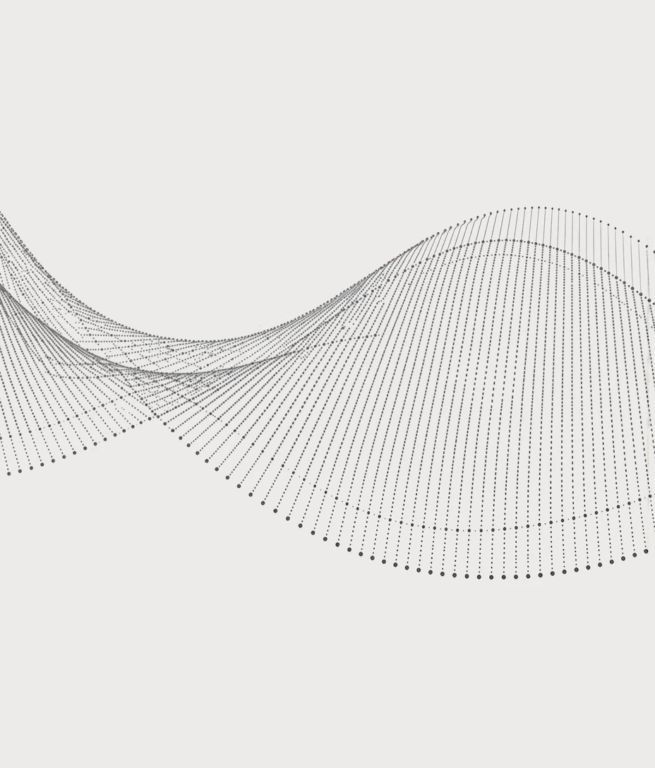 Abstract dotted wave
