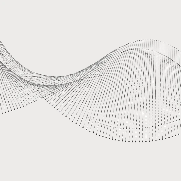 Abstract dotted wave